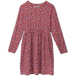 Creamie Girl's Floral Dress - Dusty Cedar (822003)