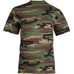 Mil-Tec Camouflage t-shirt til børn, Woodland, 176/XXL