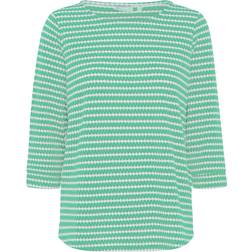 Fransa Langærmet T-shirt - Holly Green Mix
