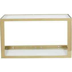 Nordal Shelf w/glass Væghylde