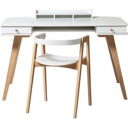 Oliver Furniture Wood skrivebord 72,6 armstol Køkkenstol