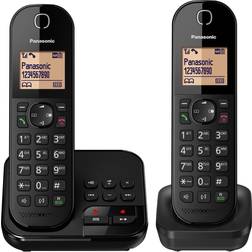 Panasonic KX-TGC422 DECT telefon Nummervisning Sort