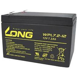 Long WPL7.2-12 Blybatteri 12 V 7.2 Ah Blyfle.