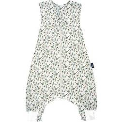 Alvi Sleep-Overall Petit Fleurs grün/weiß