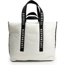 Copenhagen Studios Shopping Bags Recycled Nylon white Shopping Bags for ladies