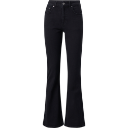 Gina Tricot Full Length Flare Jeans - Black