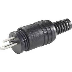 BKL Electronic 0205003/K jack Plug, straight Number pins num: 2