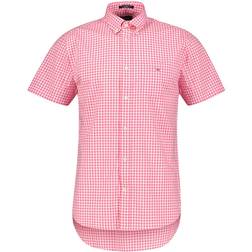 Gant Regular Fit Broadcloth Short Sleeve Gingham Check Shirt