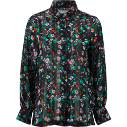 InWear SeciaIW Shirt, Green Multicolour Flower