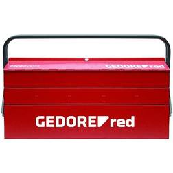 Gedore RED Werkzeugkasten, Metall, unbestückt (leer) rot