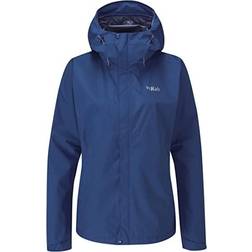 Rab Women's Downpour Eco Waterproof Jacket - Nightfall Blue