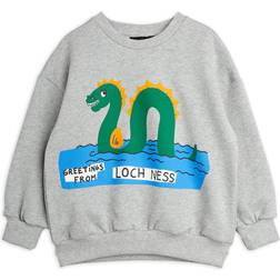 Mini Rodini Grey melange Loch Ness Sweatshirt 128/134