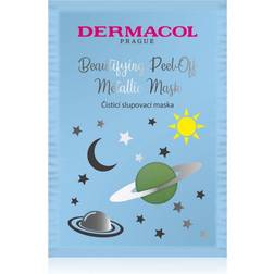 Dermacol Beautifying Peel-Off Metallic Mask Peel-Off Mask Cleansing 15ml
