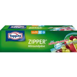 Toppits ZIPPER 1L 12st DFP Plastpose & Folie
