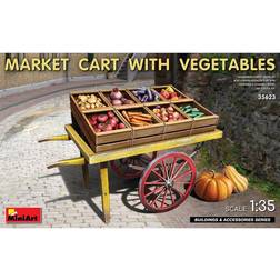 MIN35623 Miniart 1:35 Market Cart With Vegetables