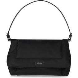 Ganni Medium Pillow Shell Flapover Bag