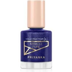 Max Factor Priyanka Miracle Pure Nourishing Nail Varnish Shade 830 Starry Night 12ml