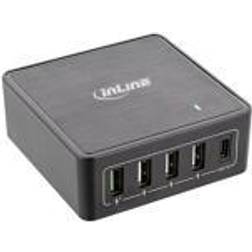 InLine Quick Charge USB PD 3.0 Ladestation 4xUSB-A USB-C 60
