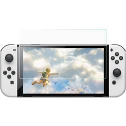 Nintendo Switch OLED Arc Edge Hærdet Beskyttelsesglas - Skærmbeskyttelse Gennemsigtig