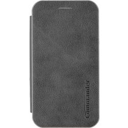 Commander Curve Book Case Deluxe für Samsung S23 Elegant Royal Dark Gray