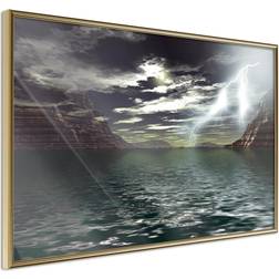 Artgeist Poster Storm on the Lake Bild