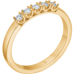 Mads Z Crown Alliance Ring - Gold/Diamonds