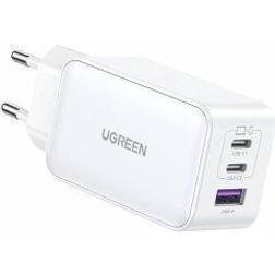 Ugreen Nexode USB-A 2*USB-C 65W GaN Tech Fast Charger White
