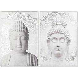Dkd Home Decor "Maleri 82,5 122,5 Buddha Orientalsk Vægdekorationer