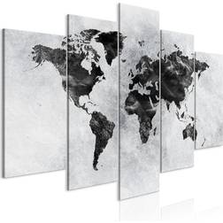 Artgeist verdenskort Concrete World Wide Billede