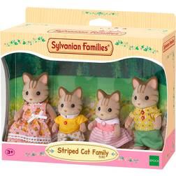 Sylvanian Families Striped Cat Family