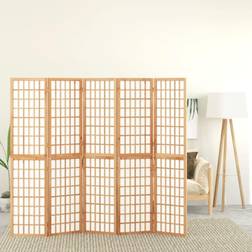 vidaXL 5-panels 200x170 foldbar japansk Rumdeler