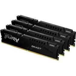 Kingston Fury Beast Black DDR5 5200MHz 4x16GB ECC (KF552C40BBK4-64)