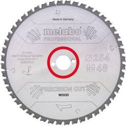 Metabo 4007430176950 628058000 Rundsavklinge precision cut wood, kvaliltet professional, til semistationære rundsav