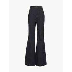 Chloé Iconic Bell-Bottom Denim Trousers ICONIC NAVY