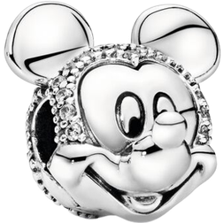 Pandora Disney Mickey Portrait Charm - Silver/Transparent