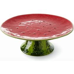 Bordallo Pinheiro Watermelon Stand Cake Plate