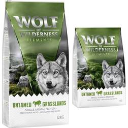 Wolf of Wilderness "Untamed Grasslands" Horse Grain Free