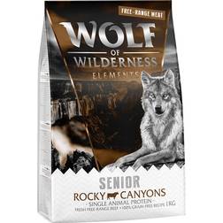 Wolf of Wilderness SENIOR "Rocky Canyons" Frilandsokse Kornfri