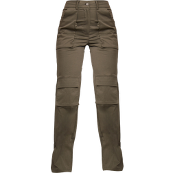 PrettyLittleThing Twill Pocket Detail High Waist Cargo Trousers - Khaki