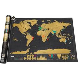 Luckies of London Scratch Map Deluxe Edition Plakat 81.2x58.4cm