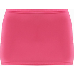 PrettyLittleThing Low Rise Slinky Micro Mini Skirt - Hot Pink