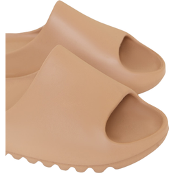 PrettyLittleThing Rubber Ribbed Sole Sliders - Mocha