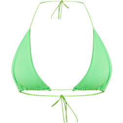 PrettyLittleThing Triangle Bikini Top - Bright Green