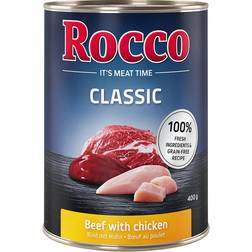 Rocco 24x400g Okse kylling Classic