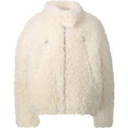 MM6 Maison Margiela Kids Fleece Jacket - Off white