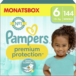 Pampers premium protection bleer str.6 13 kg månedskasse 3.02 DKK/1 stk