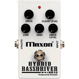 Maxon Bd10 Hybrid Bass Driver Effects Pedal
