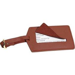 New York Leather Luggage Tag