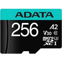 Adata AUSDX256GUI3V30SA2-RA1 Microsdhc 256GB UHS-I U3 V30SR100MB/s Retail W/1