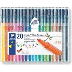 Staedtler Triplus Color 323 Triangular Fibre Tip Pen 20-pack